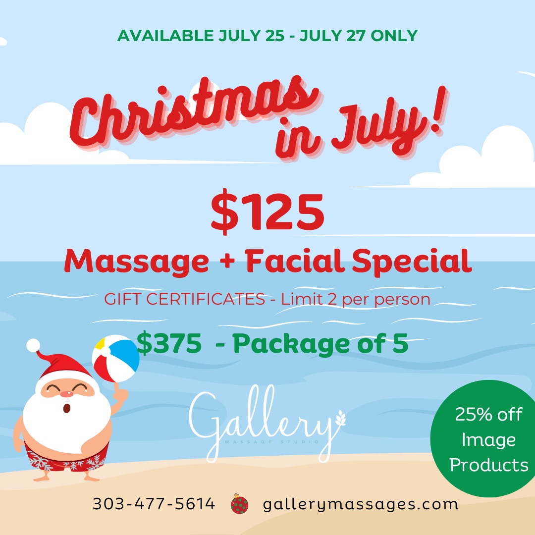 $125 massage and facial special